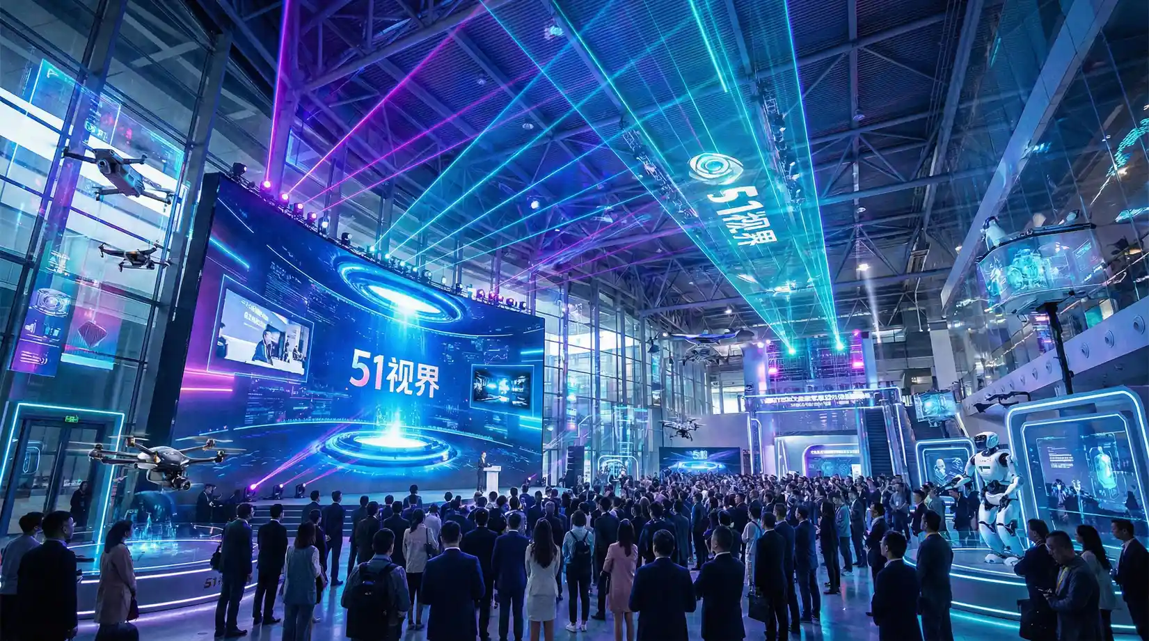 全球科技峰会现场报道 - 明星换脸 聚焦前沿科技